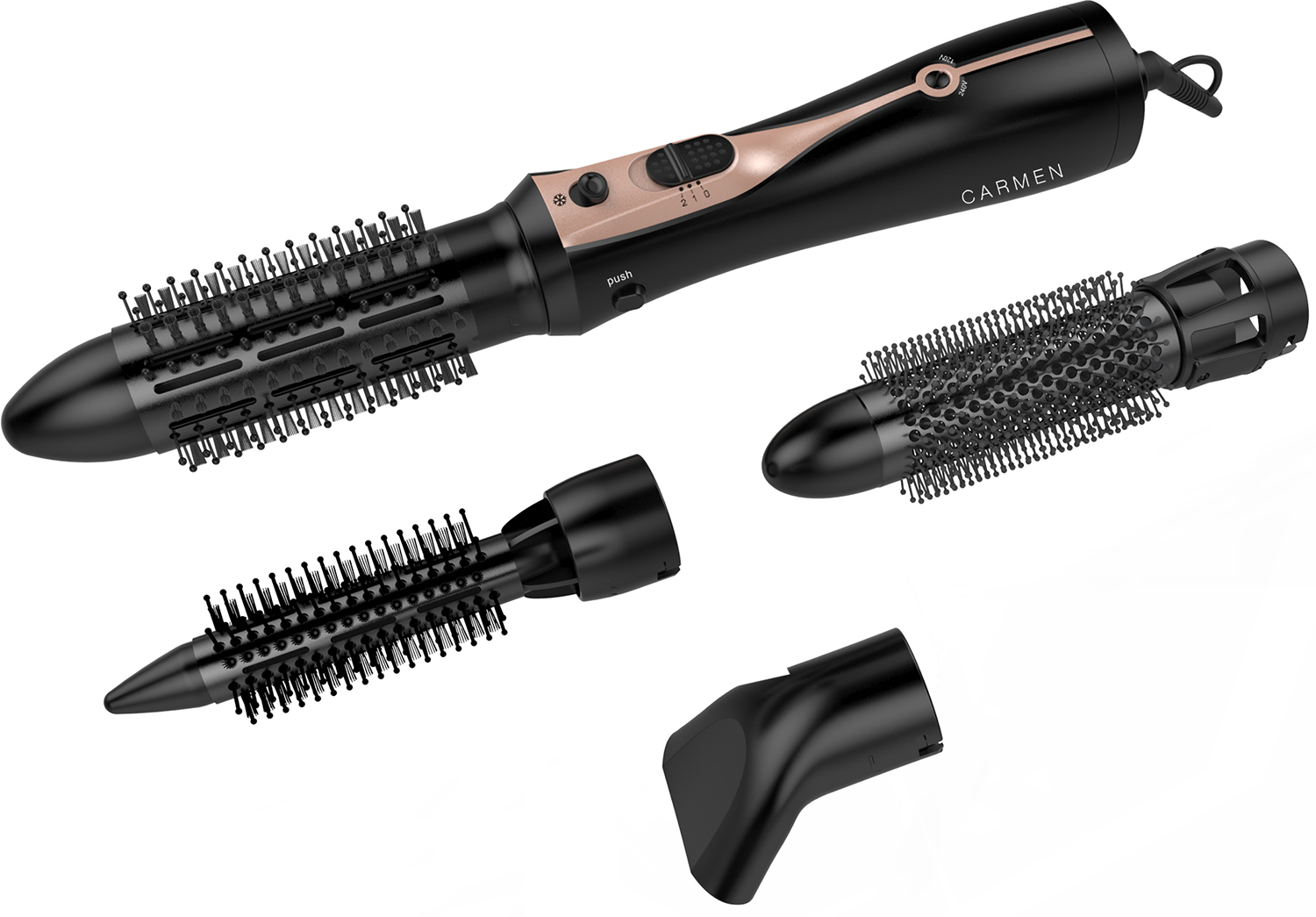 CARMEN DC1055 Complete Multi Styler Zwart