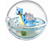 RE-MENT Pokémon Terrarium Collection - Vol. 1 (6-er Set) - Sammelfiguren (Mehrfarbig)