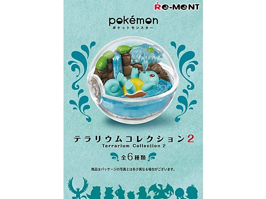 RE-MENT Pokémon Terrarium Collection - Vol. 2 (6-er Set) - Sammelfiguren (Mehrfarbig)