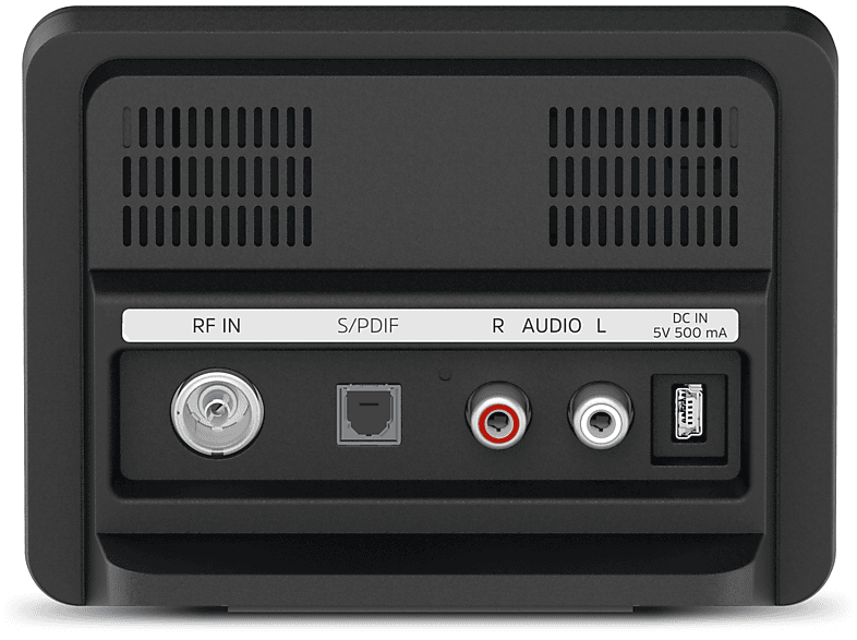 Thumbnail - TECHNISAT DIGITRADIO 10 IR DAB+ Radio, Stationäres Radio / Radioadapter, DAB+, Internet FM, AM, DAB, Bluetooth, Schwarz/...