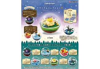 RE-MENT Collezione Pokémon Terrarium - Vol. 4 (Set di 6) - Figure collettive (Multicolore)