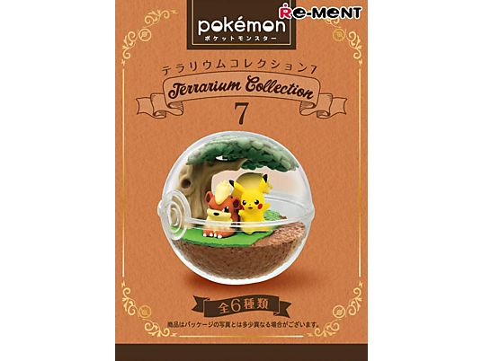 RE-MENT Pokémon Terrarium Collection - Vol. 7 (6-er Set) - Sammelfiguren (Mehrfarbig)