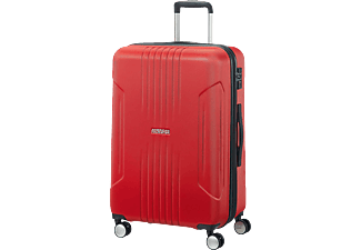 AMERICAN TOURISTER Tracklite Spinner gurulós kibővíthető TSA bőrönd, 68/25, lángvörös (88745-0501)