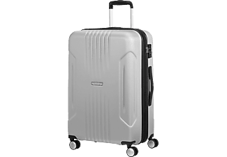 AMERICAN TOURISTER Tracklite Spinner gurulós kibővíthető TSA bőrönd, 68/25, ezüst (88745-1776)