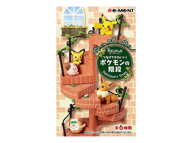 RE-MENT Pokémon's Steps | Vol. 1 (6-er Set) - Sammelfiguren (Mehrfarbig ...
