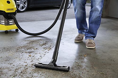 Aspirador sin bolsa - Kärcher WD 4,  1000 W, 20 l, Aspirador en seco y húmedo, Amarillo