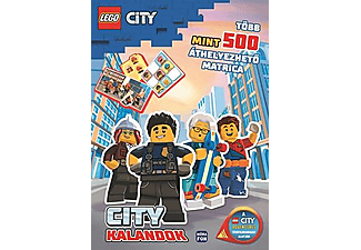 Móra Könyvkiadó - LEGO City - City kalandok - Több mint 500 áthelyezhető matrica!