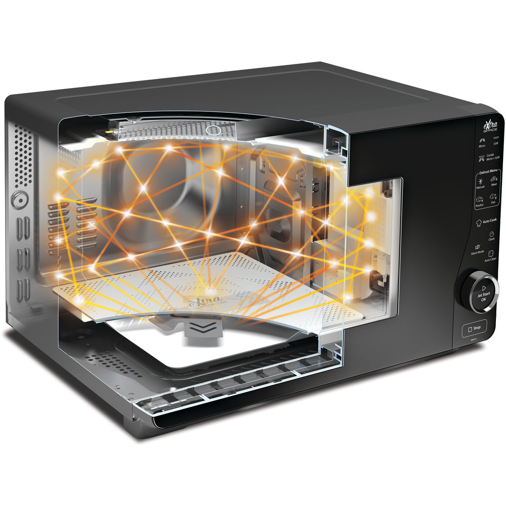 BAUKNECHT MF 203 SB, Mikrowelle (800 Watt, Grillfunktion)