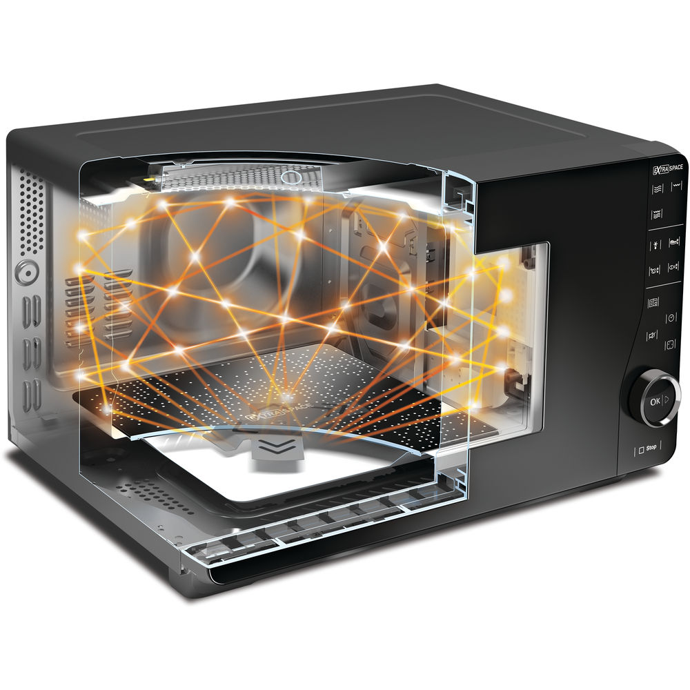 BAUKNECHT MF 203 SB, Mikrowelle (800 Watt, Grillfunktion)