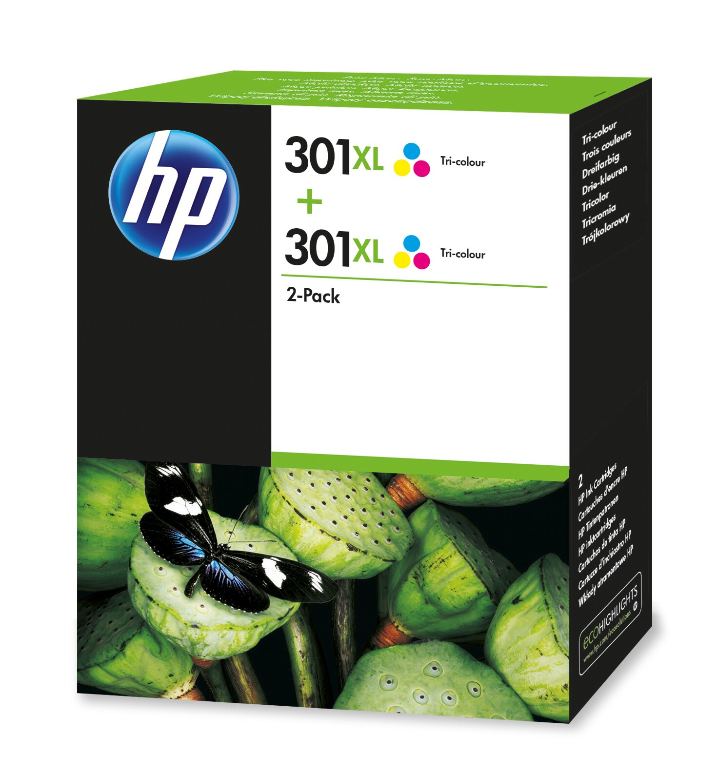 HP 301XL - Paquete de 2