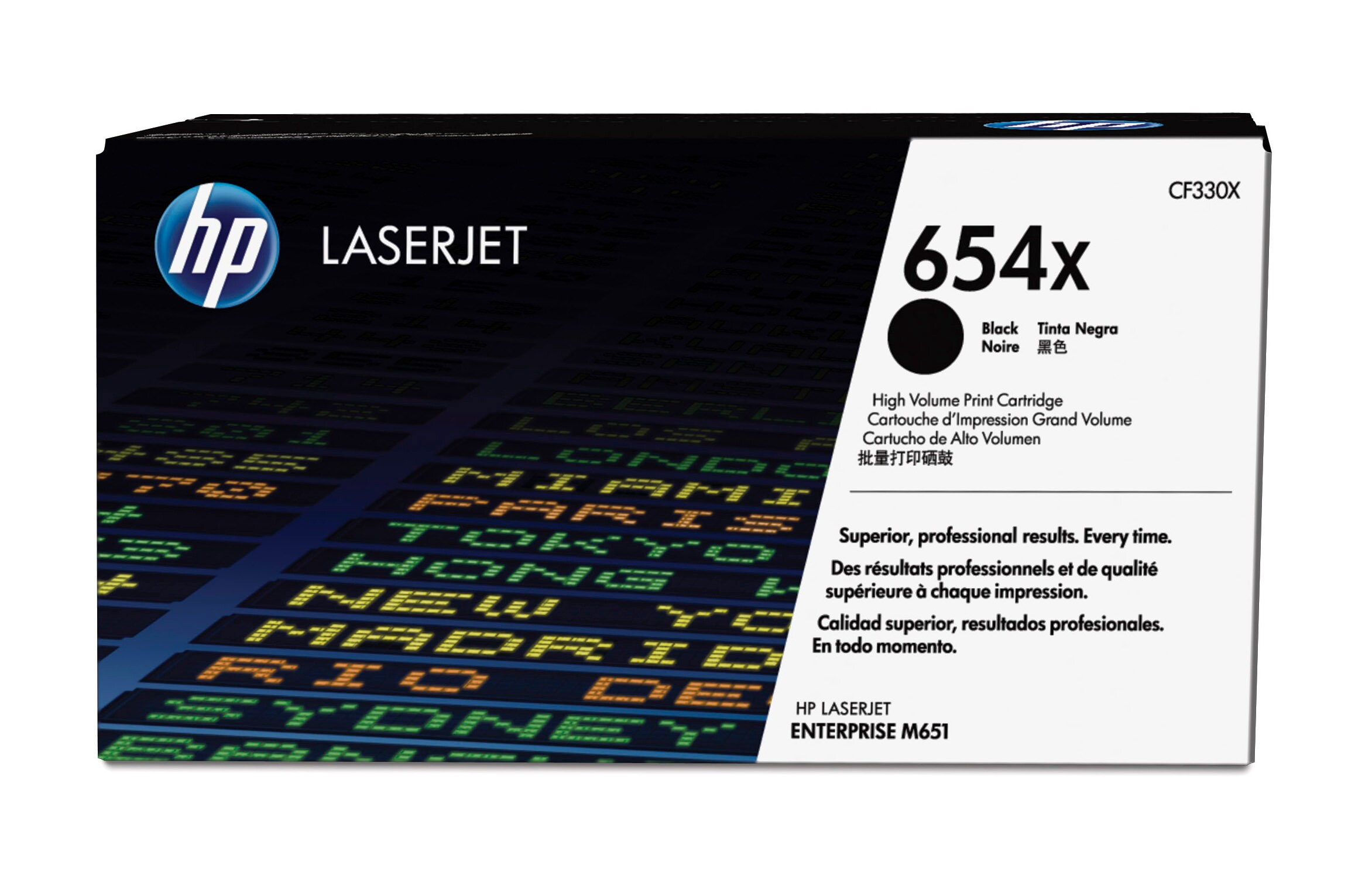HEWLETT PACKARD CF330X 654XBLACKHIGHYIELDLJ