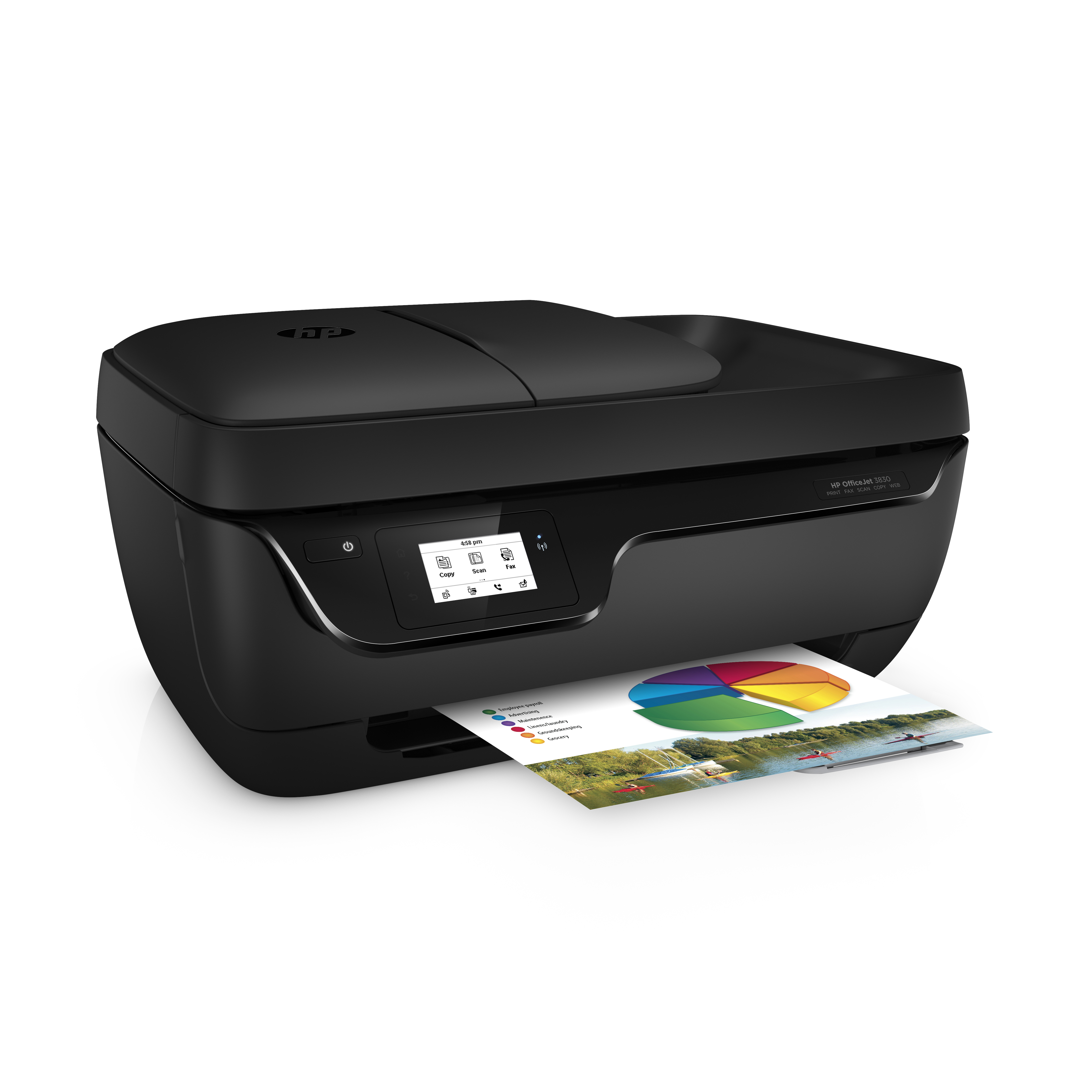 Impresora multifunción tinta - HP OfficeJet 3835, 1200 x 1200 DPI