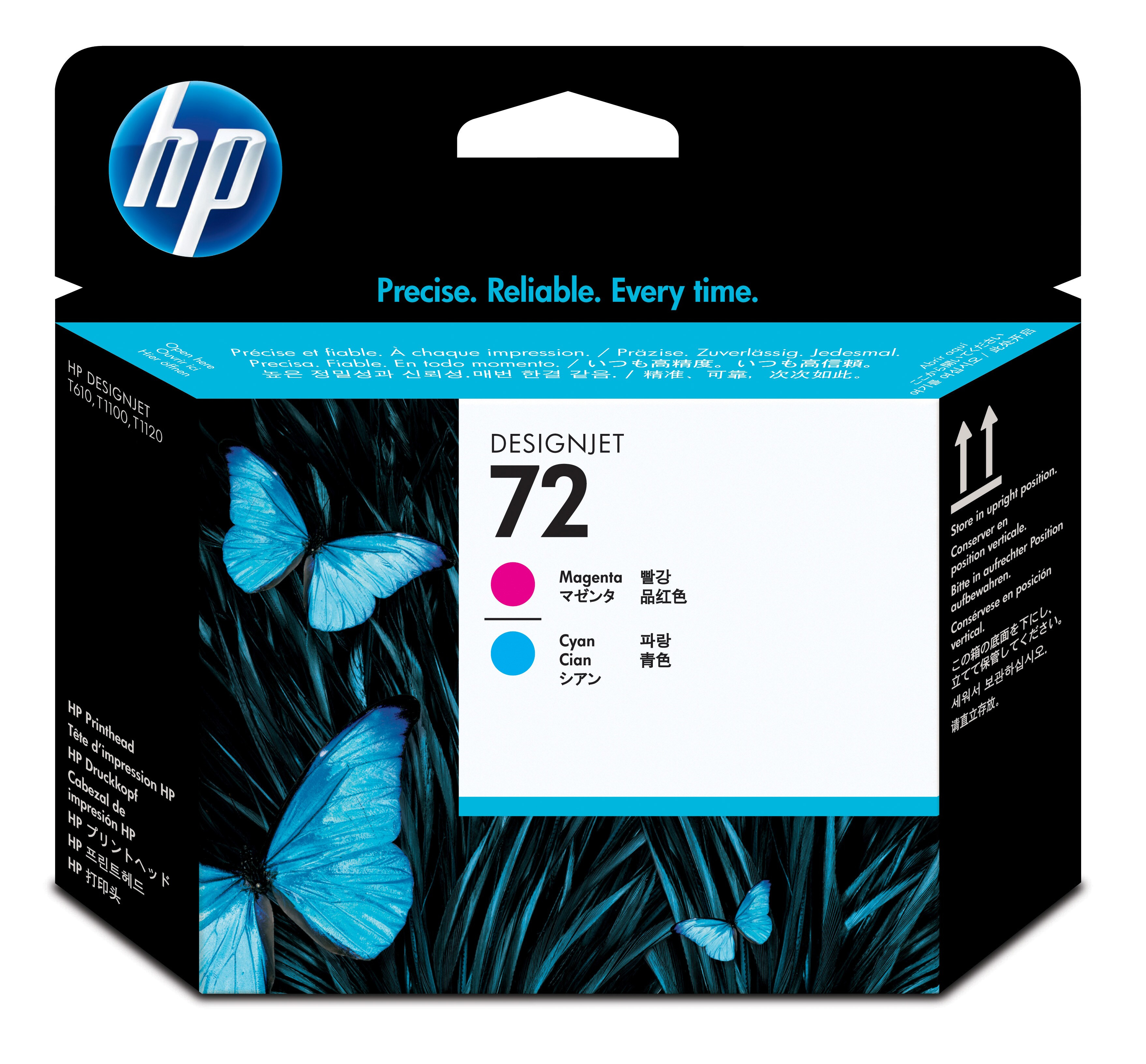 HP 72 - Cián , magenta
