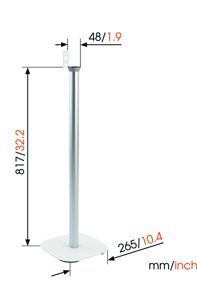 VOGEL´S Sound 4301 Standfuß, Weiß