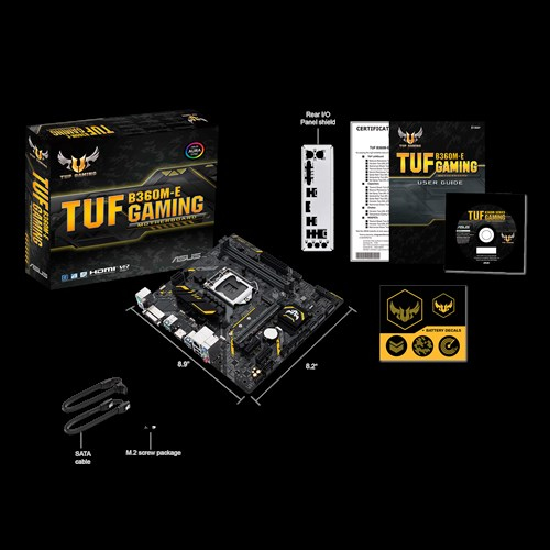 TUF Gaming Schwarz Mainboard B360M-E ASUS