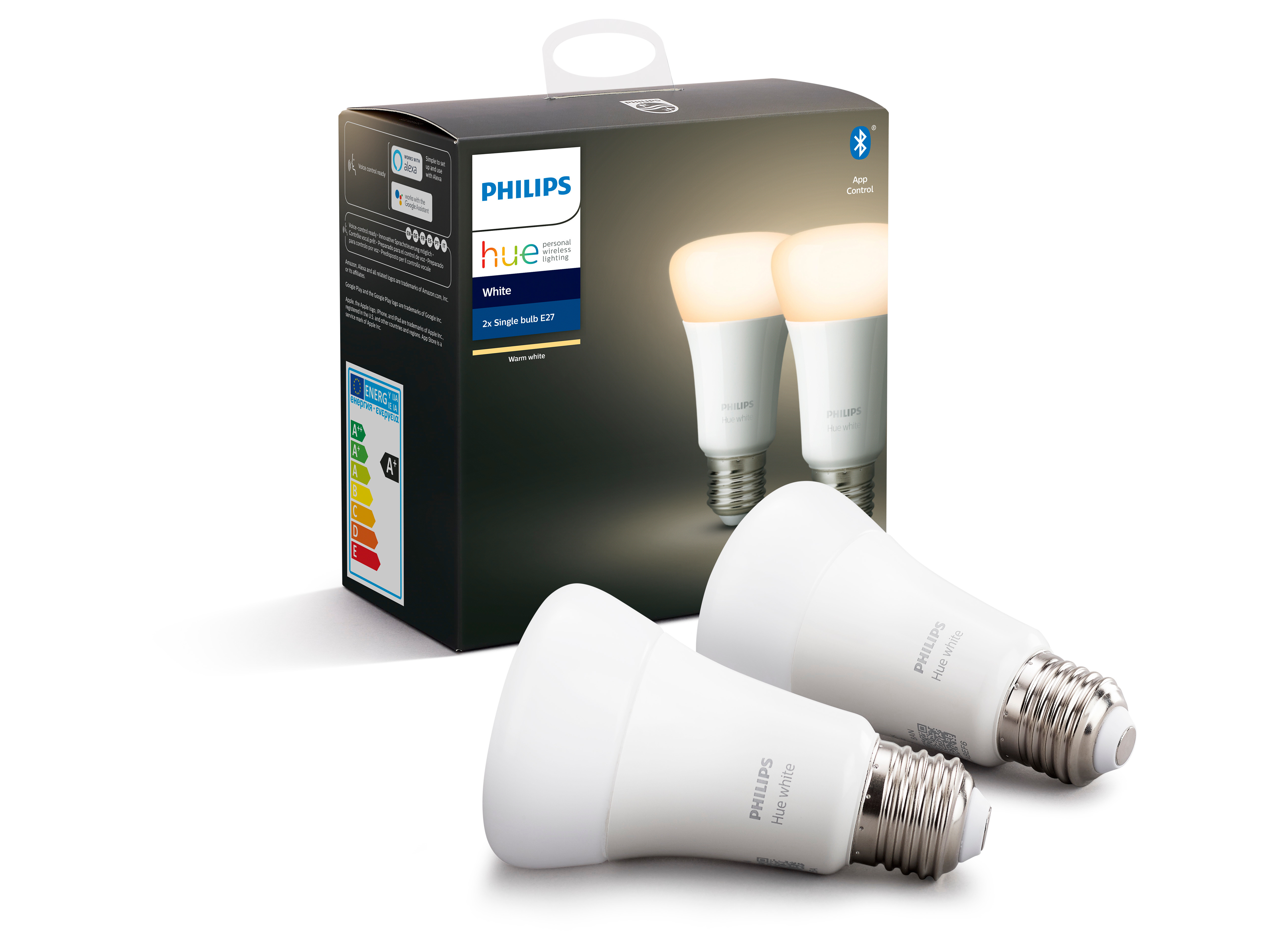 PHILIPS Hue Beyaz Akıllı Ampul 2li Ekopaket E27 Bluetooth Özellikli