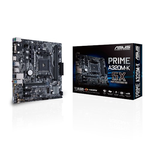ASUS MB PRIME A320M-K AMD A320 Socket AM4 Micro ATX placa base