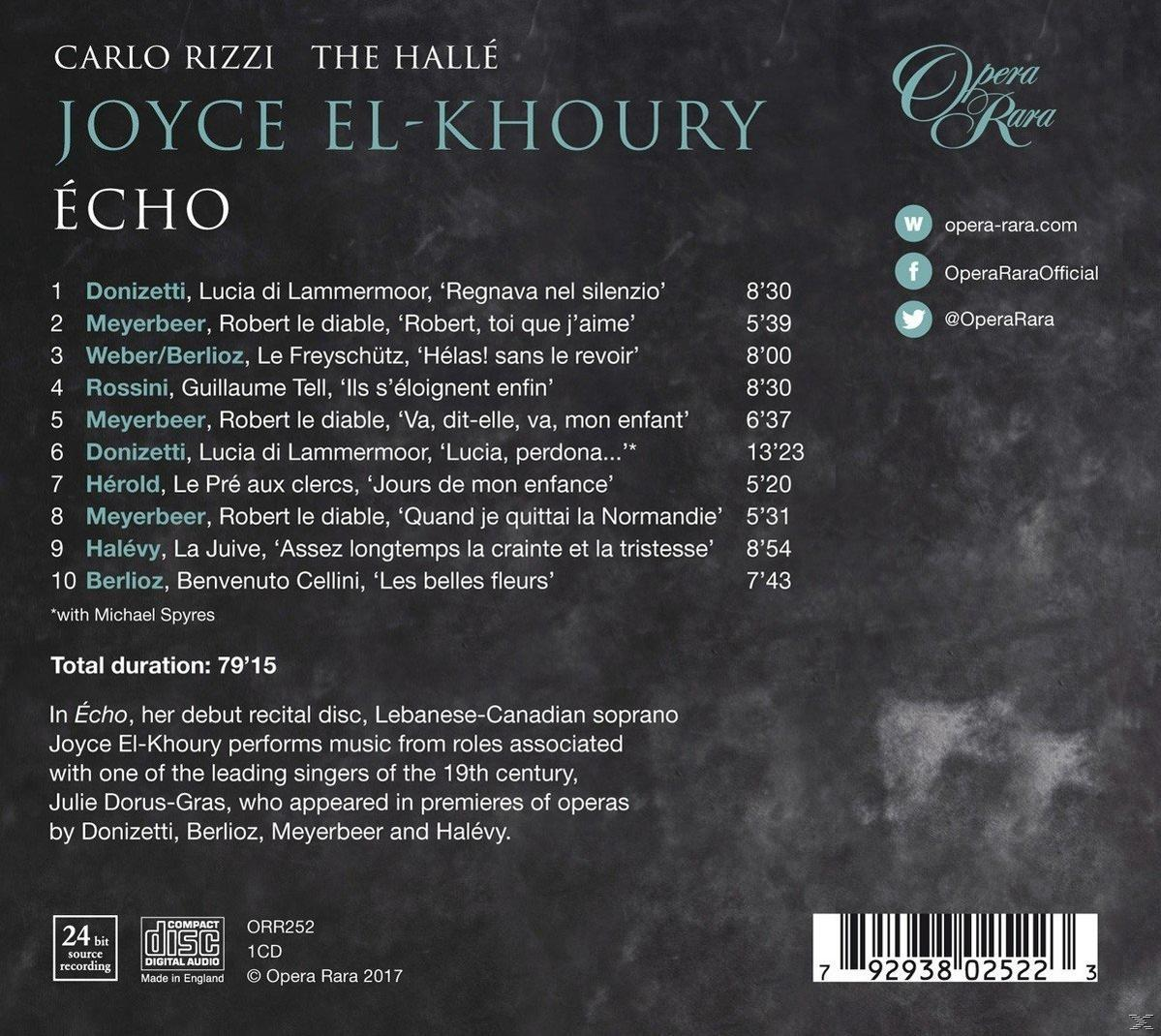 Rückseite eines CD-Covers mit Text über eine Opernaufführung, einer Titelliste und Credits.