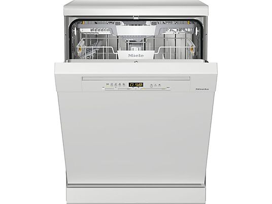 MIELE G 5210 SC BW Active Plus Brillantweiß Geschirrspüler (freistehend, Besteckschublade, 598 mm breit, 45 dB(A), C)