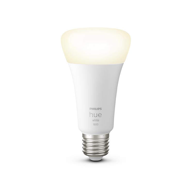 Bombilla Bluetooth Philips hue inteligente led e27 100w luz blanca alexa google home white a67 15.5w regulable compatible con 1