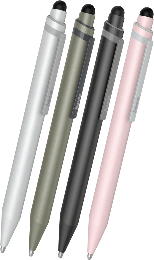 HAMA Stylet 2-en-1 Mini Gris / Rose (182503)