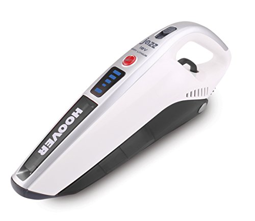Aspirador de mano - Hoover Jazz, 18 V, Sin bolsa, 20 min, Especial sólidos, 77 db, Blanco