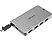 TARGUS ACA963EU - Hub multiporta USB-C (Argento/Nero)