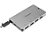 TARGUS ACA963EU - USB-C Multi Port Hub (Silber/Schwarz)