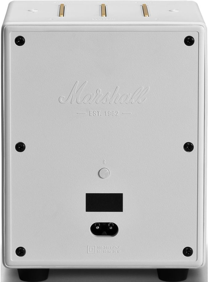 MARSHALL Enceinte sans fil intelligente Uxbridge Voice avec Google Assistant Blanc (188856)
