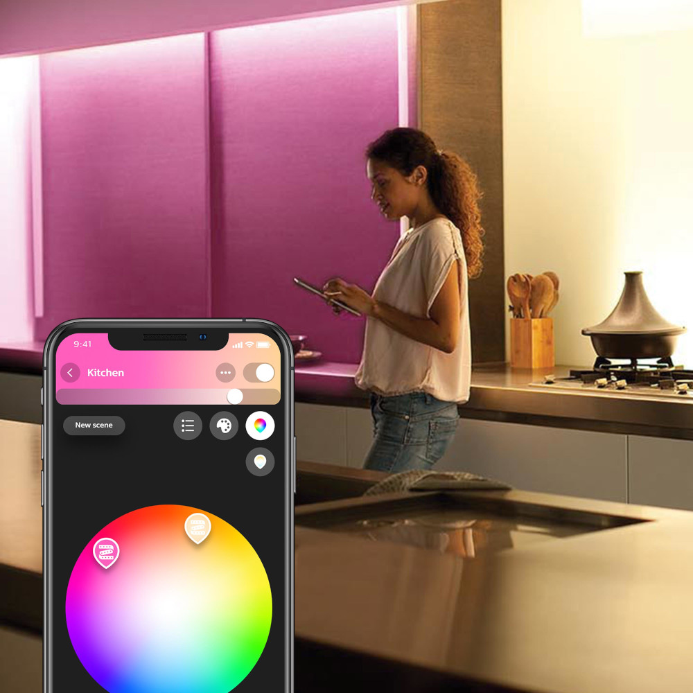 Philips Hue White And Color Ambiance Gradient Lightstrip Bluetooth Extension 1m (929002995001) | Les Soldes Arrivent Le 7 Janvier 2026
