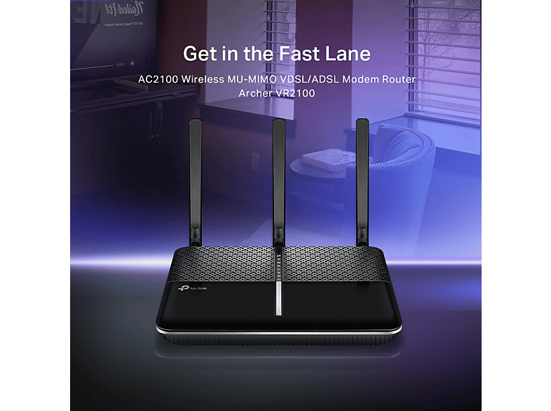 TP-LINK Archer VR2100, AC2100 Wireless MU-MIMO VDSL/ADSL Modem Router_3