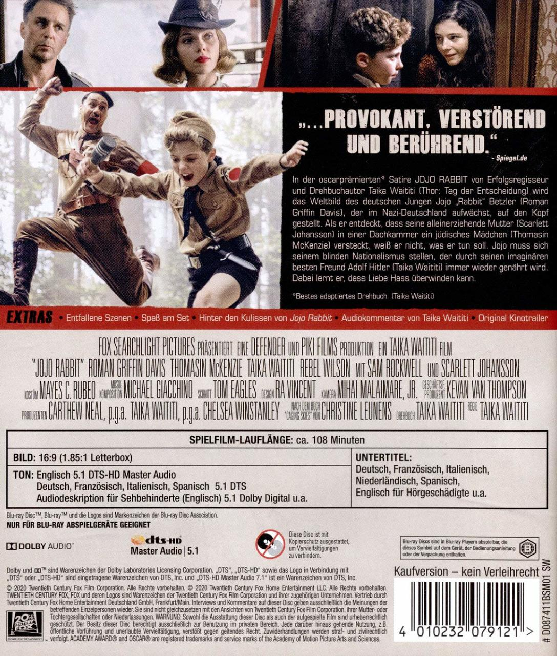 Jojo Rabbit Blu-ray