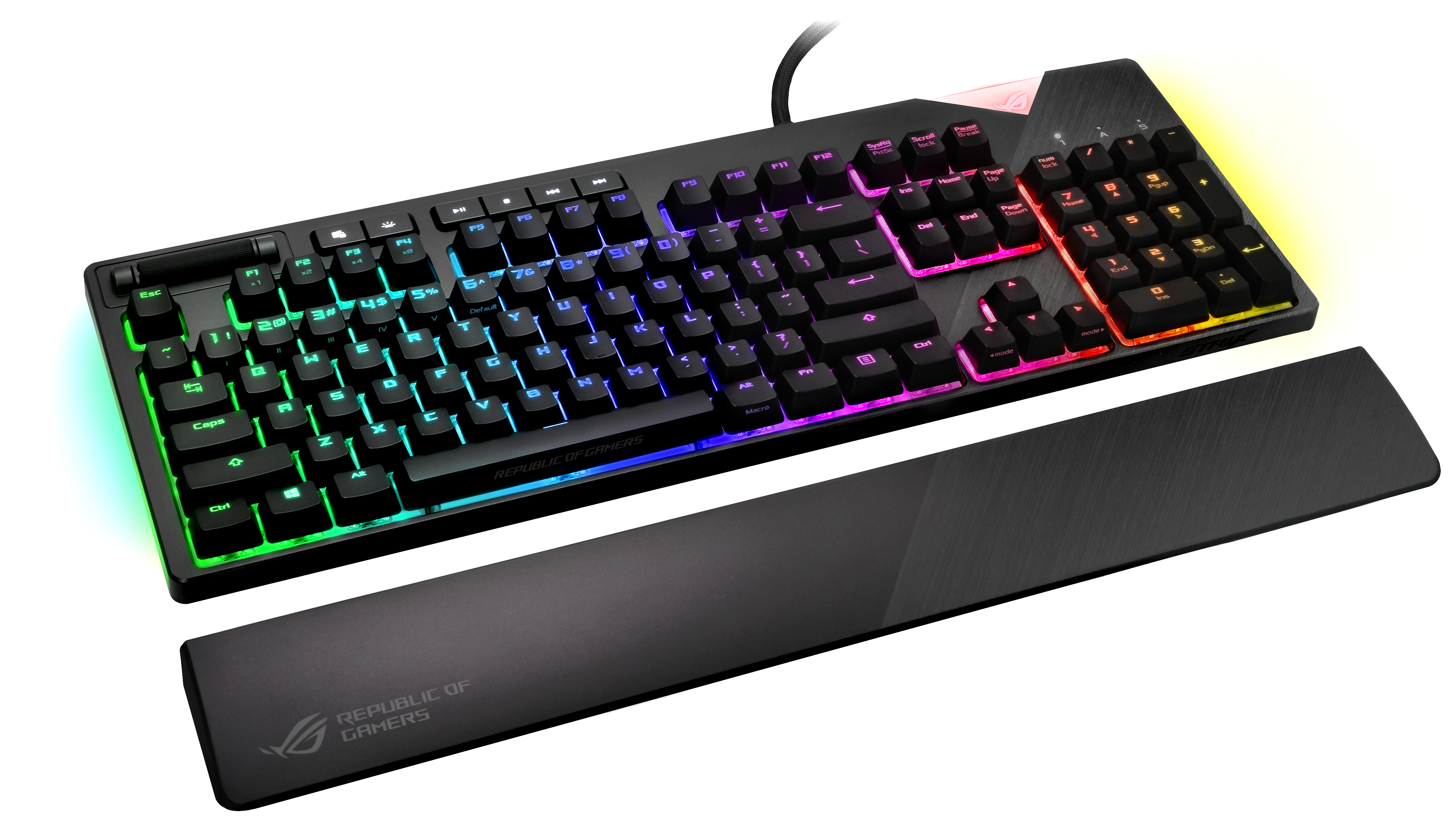 ASUS ROG, Handballenauflage, Mechanisch, Schwarz