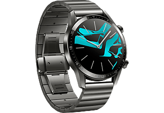 HUAWEI Watch GT 2 Elite - Smartwatch (Larghezza: 22 mm, Metallo (+1 Cinturino in fluorelastomero in regalo), Grigio)