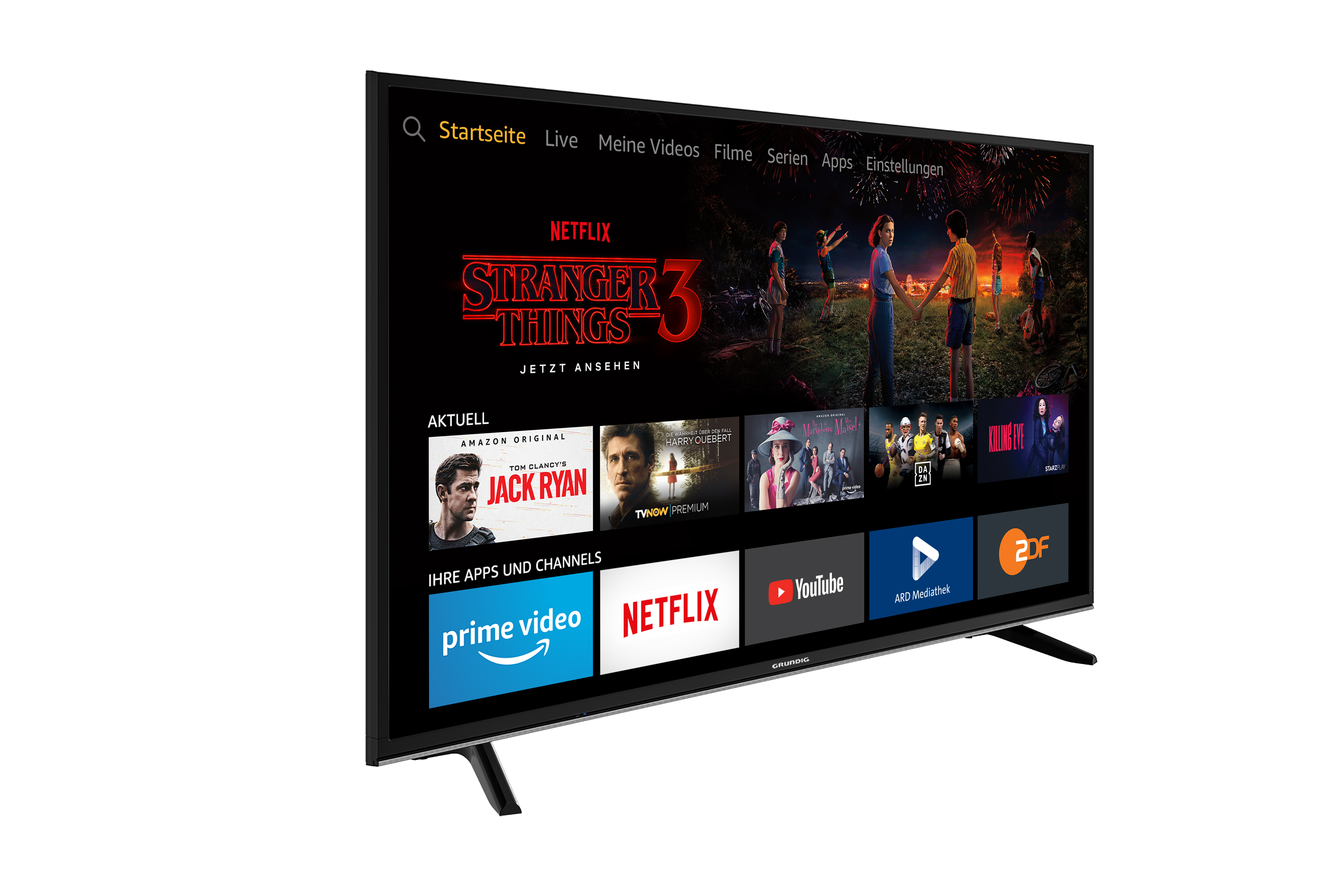GRUNDIG 49 GUB 7022 FIRE TV EDITION LED TV (Flat, 49 Zoll / 123 cm, UHD 4K, SMART TV, Fire TV Experience)