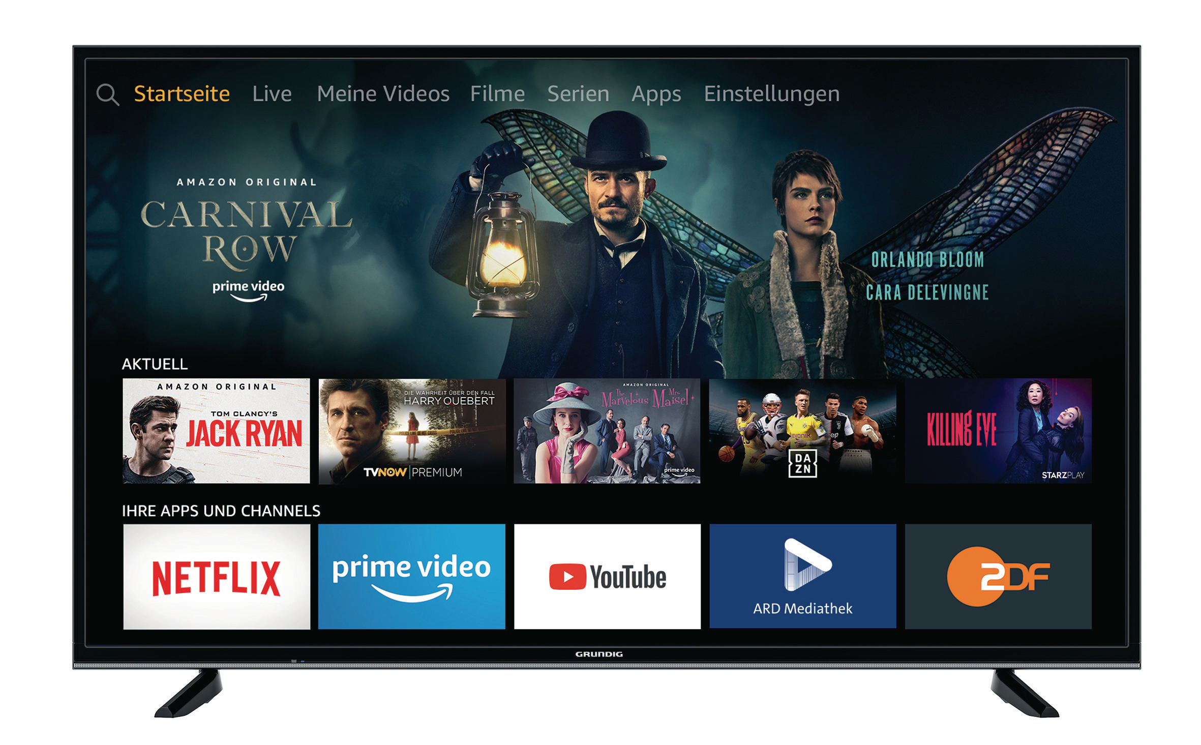 GRUNDIG 49 GUB 7022 FIRE TV EDITION LED TV (Flat, 49 Zoll / 123 cm, UHD 4K, SMART TV, Fire TV Experience)