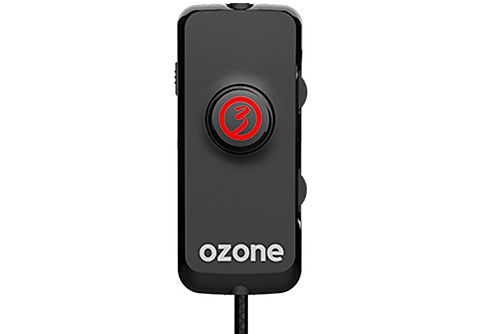 Tarjeta de sonido USB - Ozone Boom‌Box, Gaming, Multiplataforma, USB, Jack 3.5mm, 2m, Sonido 7.1, Negro