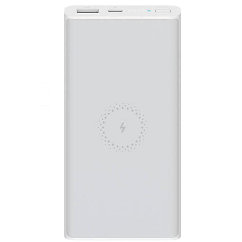 Powerbank - Xiaomi Mi Wireless Power Bank Essential, 10000 mAh, 18W con cable, 10W inalámbrica, Blanco