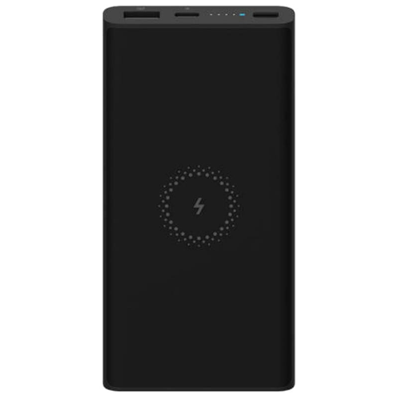 Powerbank - Xiaomi Mi Wireless Power Bank Essential, 10000 mAh, 18W con cable, 10W inalámbrica, Negro