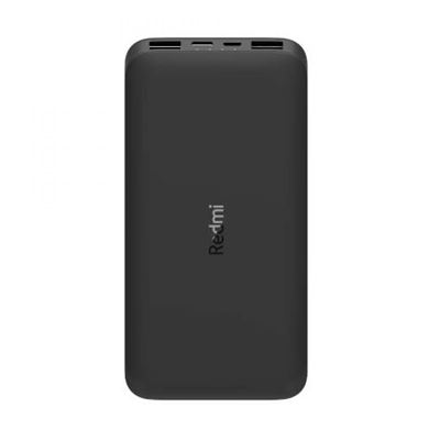 Powerbank - Xiaomi Redmi Power Bank, 10000 mAh, 1 x Micro-USB 2 x USB-C, Negro