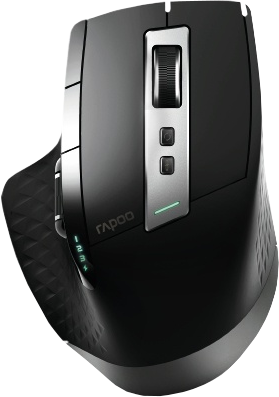 RAPOO Draadloze muis Multi-mode MT750S Zwart (18670)