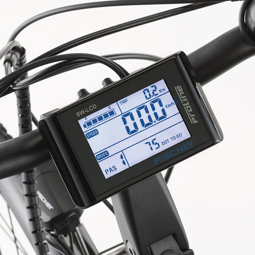 FISCHER ETH 1806-S1 Trekkingrad (Laufradgröße: 28 Zoll, Herren-Rad, 422 Wh, Grau matt)