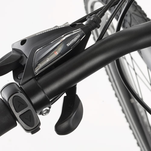 FISCHER ETH 1806-S1 Trekkingrad (Laufradgröße: 28 Zoll, Herren-Rad, 422 Wh, Grau matt)