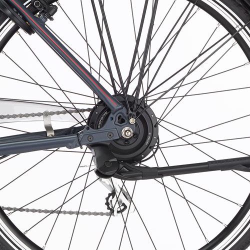 FISCHER ETH 1806-S1 Trekkingrad (Laufradgröße: 28 Zoll, Herren-Rad, 422 Wh, Grau matt)