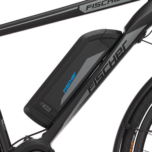 FISCHER ETH 1861-S2 Trekkingrad (Laufradgröße: 28 Zoll, Herren-Rad, 557 Wh, Schwarz matt)