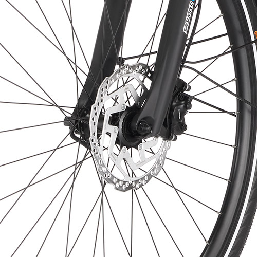 FISCHER ETH 1861-S2 Trekkingrad (Laufradgröße: 28 Zoll, Herren-Rad, 557 Wh, Schwarz matt)
