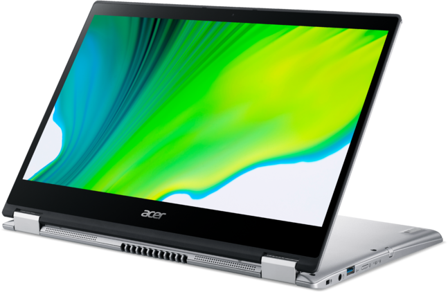 ACER Convertible Spin 3 SP314-54N-59VS Silver, i5-1035G1, 8GB RAM, 512GB SSD, 14 Zoll FHD - Ausstellungsstück Convertible, 14 Zoll, Full-HD, Intel® Core™ i5 Prozessor 1035G1 (6 MB Cache, bis zu 3.60 GHz), 8 GB, 512 GB SSD