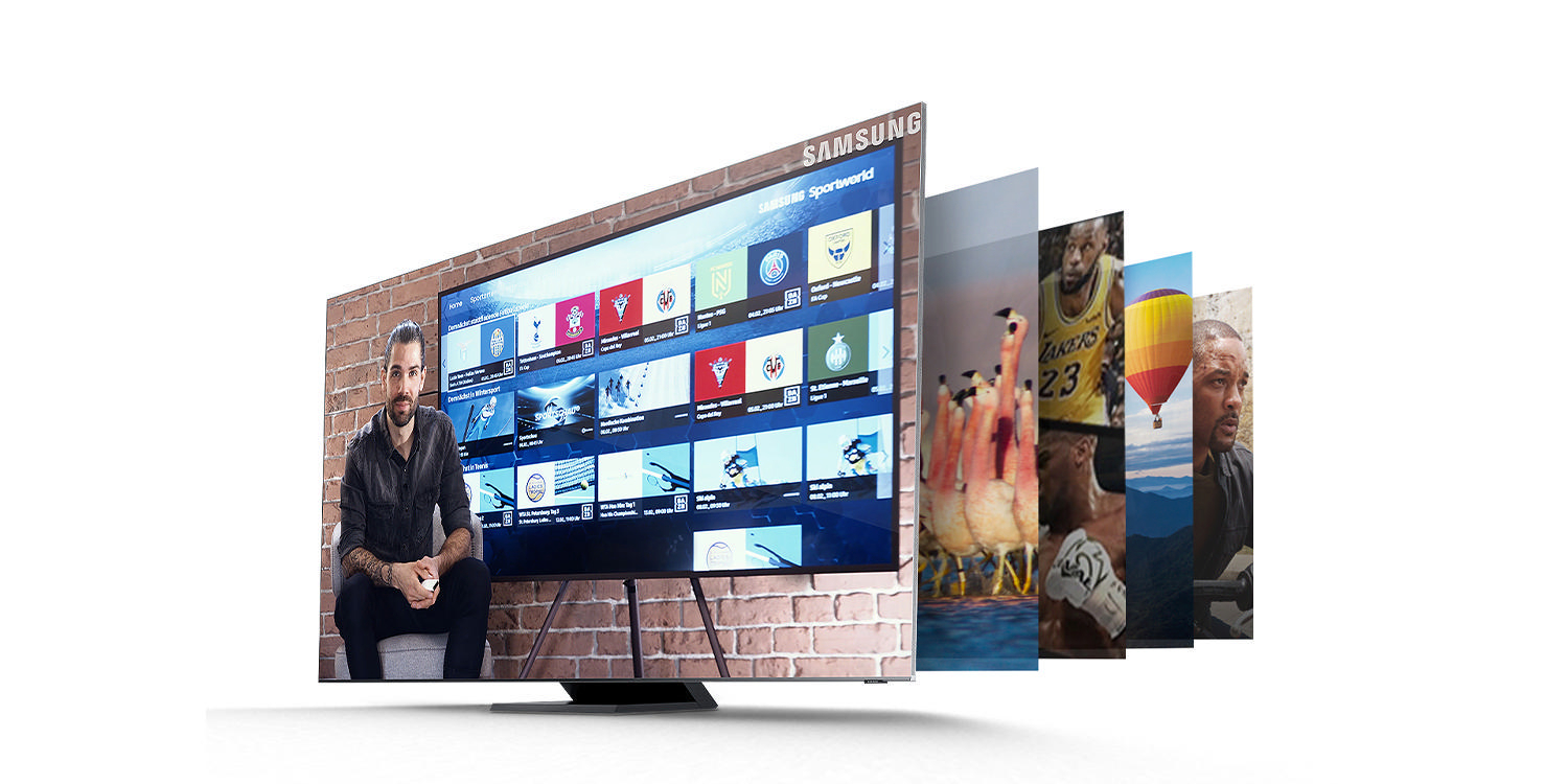 SAMSUNG GQ75Q95T QLED TV (Flat, 75 Zoll / 189 cm, UHD 4K, SMART TV)
