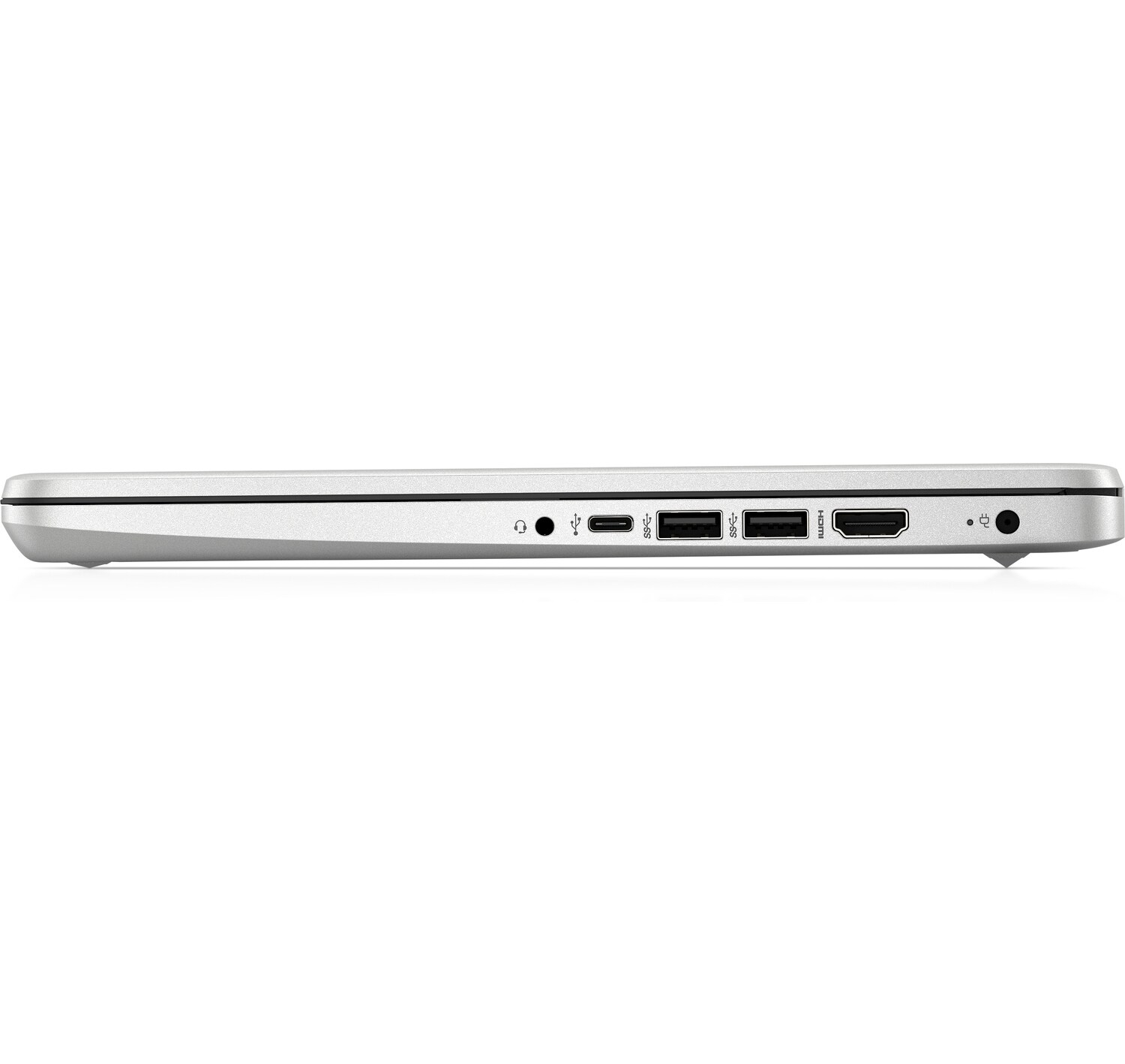 Portátil - HP Laptop 14s-dq1031ns, 14" Full-HD, Intel® Core™ i3-1005G1, 8 GB, 256 GB SSD, FreeDOS, Plata