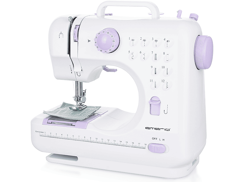 Emerio SEW-121820 Nähmaschine (12 Programme, Weiß)